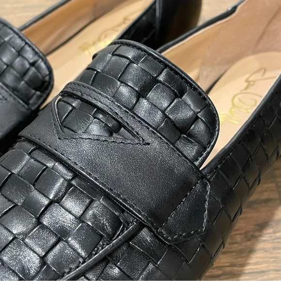 NWOT JOAN OLOFF Lala Woven Leather Huarache Loafers size 7M - Picture 9 of 12